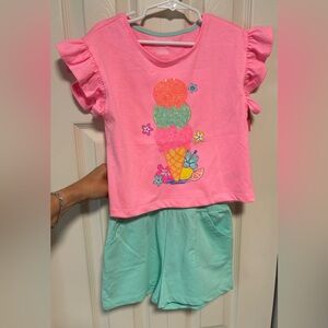NWT Isaac Mizrahi Sequined Top and Shorts Outfit